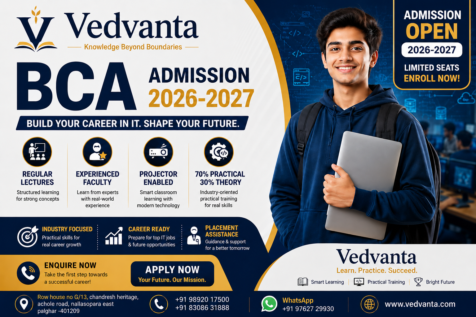 BCA Admission Banner
